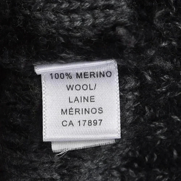 Banana Republic 100% Merino Wool Striped Cardigan Button Front Sweater Medium - Picture 10 of 11